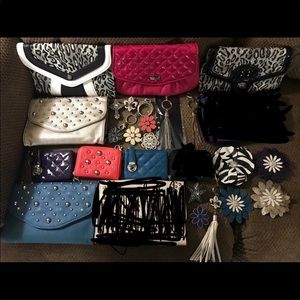 Grace Adele clutch and accessory bundle